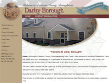 Tablet Screenshot of darbyborough.com